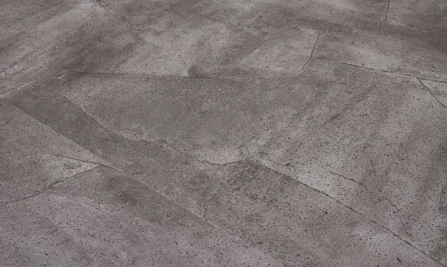 SPC ламинат под плитку Vinilam Ceramo Stone Серый Бетон 61602