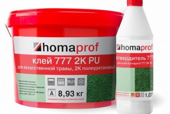 Клей Homaprof для искусственной травы 2K PU 777 Prof (10 кг)