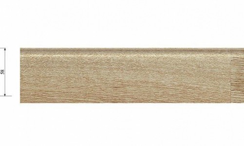 Плинтус Corkstyle Ламинированный 58х17 мм Oak Washed