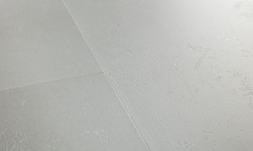 ПВХ плитка Quick-Step Ambient Click Шлифованный бетон светло-серый AMCL40139