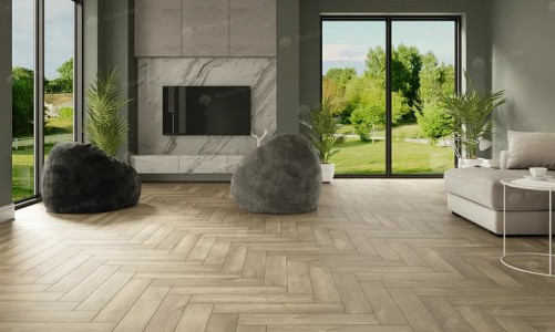 SPC ламинат Alpine Floor Parquet Light Дуб Натуральный Отбеленный ECO 13-5