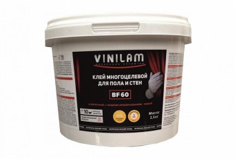 Клей водно-дисперсионный для ПВХ-плитки Vinilam BF60 (2,5кг)