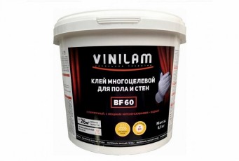 Клей водно-дисперсионный для ПВХ-плитки Vinilam BF60 (6,5кг)