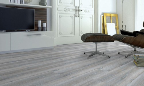 Клеевой пробковый пол Corkstyle Wood XL Oak Duna Grey