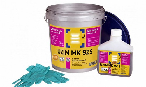 Паркетная химия Uzin Клей полиуретановый Uzin MK 92 S (10кг)