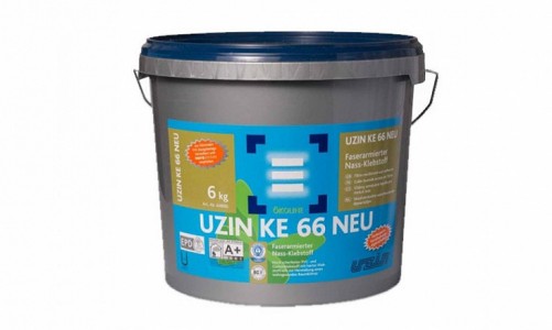 Паркетная химия Uzin Клей с армирующими волокнами Uzin KE 66 (6кг)