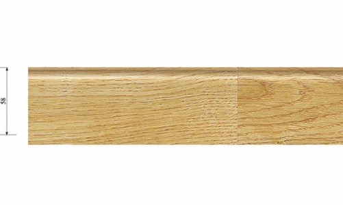 Плинтус Corkstyle Ламинированный 58х17 мм Oak
