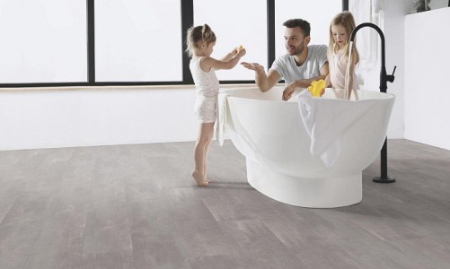 Ламинат Kaindl Masterfloor 8.0 Aqualine Tile Concrete Art Pearlgrey 44375 ST