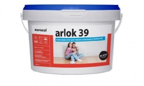 Паркетная химия Arlok Клей-фиксатор для плитки ПВХ Forbo Eurocol Arlok 39 (10кг)