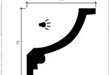 Карниз Европласт 1.50.208