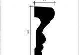 Молдинг Европласт 1.51.354 гибкий