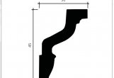 Карниз из дюрополимера Европласт 6.50.171