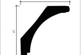 Карниз из дюрополимера Европласт 6.50.172