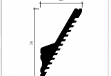 Карниз из дюрополимера Европласт 6.50.712