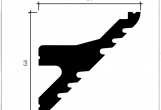 Карниз из дюрополимера Европласт 6.50.715