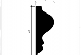 Молдинг из дюрополимера Европласт 6.51.301