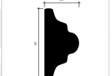 Молдинг из дюрополимера Европласт 6.51.308