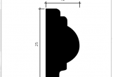 Молдинг из дюрополимера Европласт 6.51.322