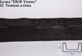 Балка декоративная Уникс Б2 Темная олива (2 м) из полиуретана