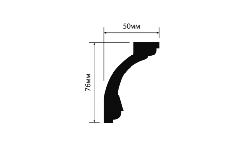 Карниз HIWOOD AL75