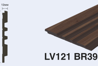 Панель декоративная HIWOOD LV121 BR395