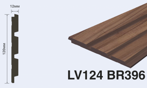Панель декоративная HIWOOD LV124 BR396
