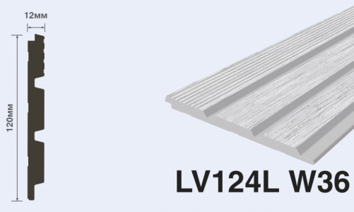 Панель декоративная HIWOOD LV124L W36