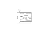 Панель декоративная HIWOOD LV127W NP (под покраску)