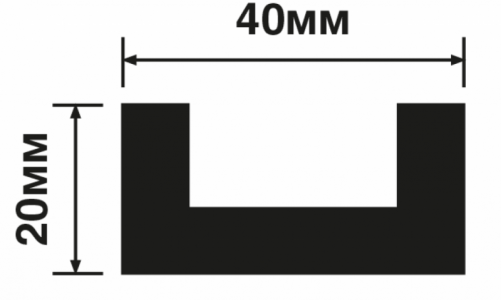 Профиль HIWOOD LB40 BR417