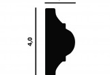 Угловой элемент из дюрополимера Perfect P04-1
