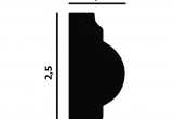 Угловой элемент из дюрополимера Perfect P35-1