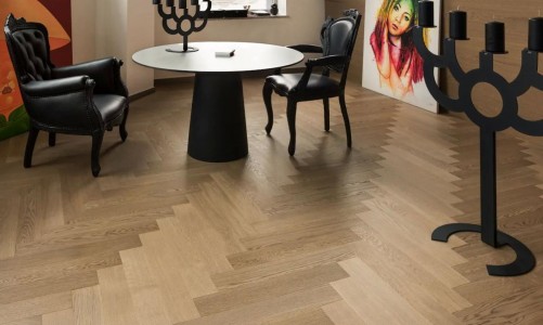 AlixFloor Инженерная доска Coswick Английская елка Дуб Пастель (Pastel Herringbone)