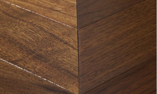 AlixFloor Инженерная доска «французская елка» Wood Bee Chevron Американский орех Select