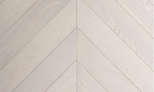 AlixFloor Инженерная доска «французская елка» Wood Bee Chevron Ясень Moonlight