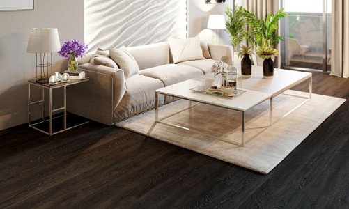 AlixFloor Инженерная доска Gran Parte Дуб Антрацит классик 500 — 1500×155×15