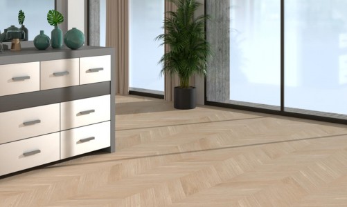 AlixFloor Инженерная доска Gran Parte Дуб Крема экстра французская елка 460×110×15