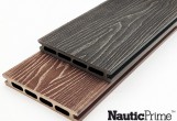 Террасная доска из ДПК NauticPrime (Middle) Esthetic Wood Коричневый