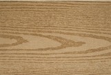 Террасная доска из ДПК Polivan Мелкий вельвет брашированный + текстура дерева 3D песочный