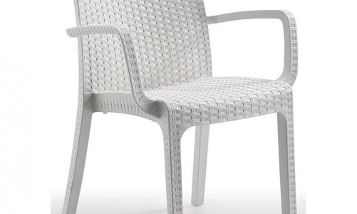 Кресло пластиковое Indiana Цвет: белый
