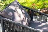 Кресло 4SIS Канны из роупа Цвет: темно-серый, Savana grafit