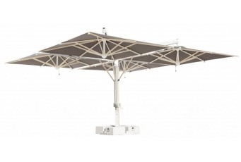Зонт четырехкупольный для кафе Milano Poker 6060MPO