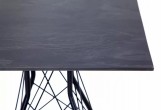Интерьерный стол 4SIS Конте квадратный 63 Цвет: серый гранит