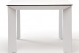 Обеденный стол 4SIS Венето 90 Цвет: белый, серый гранит