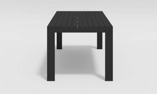 Обеденная зона Gardenini Malia Carbon 180 Черный со стульями Voglie