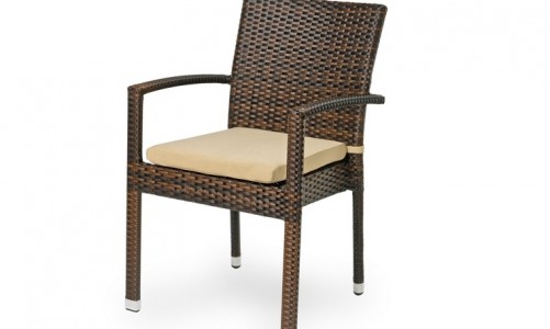 Плетеный стул Joygarden Milano темно-коричневый