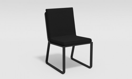 Обеденная зона Gardenini Voglie Carbon 220 Черный со стульями Voglie