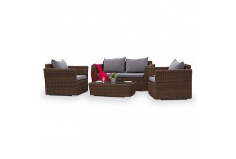 Комплект садовой мебели 4SIS Капучино Сингл Цвет: коричневый