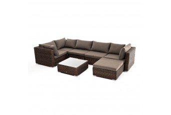 Комплект садовой мебели 4SIS Лунго (гиацинт) Цвет: коричневый