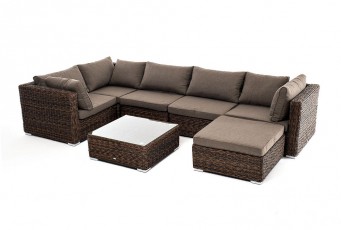 Комплект садовой мебели 4SIS Лунго (гиацинт) Цвет: коричневый