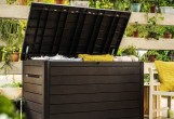 Пластиковый садовый ящик Keter Ontario Box коричневый